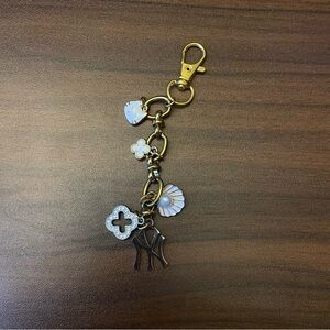 NY Yankees keychain with charms